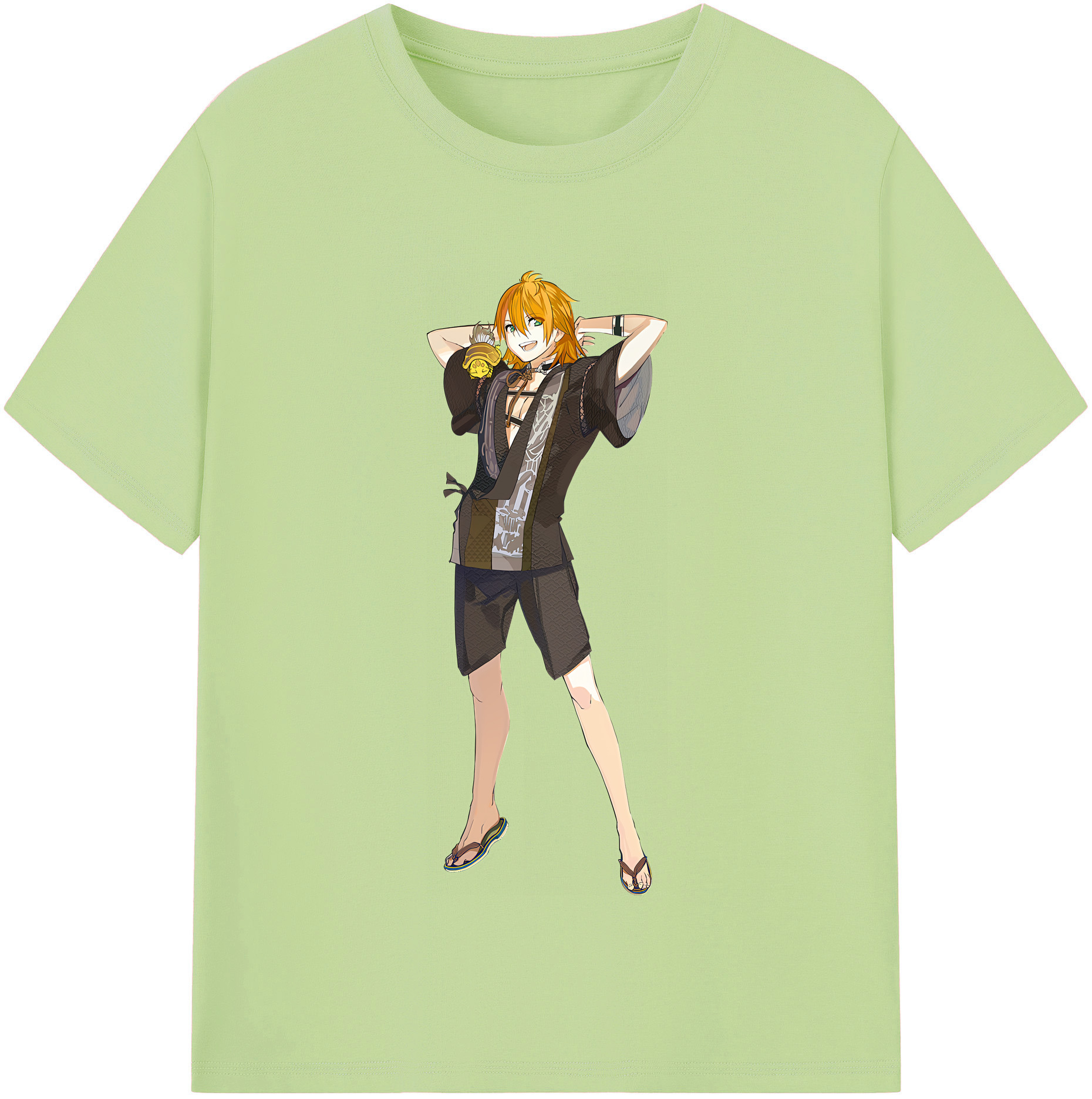 （画像用） 刀剣乱舞 Touken Ranbu 綿100％半袖Tシャツ（フロントプリント）